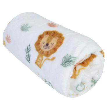 Imagem de Cobertor Bebê Laço Bebê Luxo 90x110 cm Hearts Branco - 71544