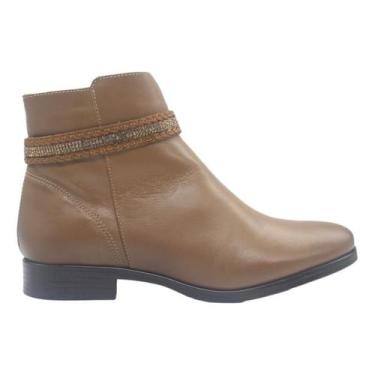 Imagem de Bota couro newborn cano curto feminina 9862, Avela, 35