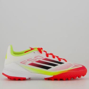 Imagem de Chuteira Adidas F50 League Society Juvenil Branca, 27
