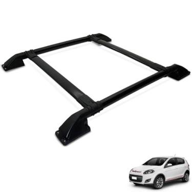 Imagem de Rack De Teto Bagageiro Palio 2013 a 2017 Tubolar Preto - Track