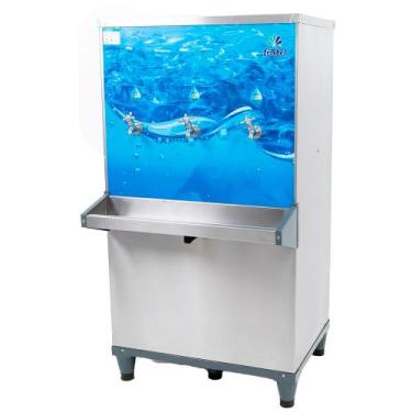 Imagem de Bebedouro Industrial 100 Litros Água Gelada Voltagem 127V Com Adesivo 
