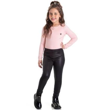 Imagem de Calça legging infantil montaria cirre térmica - MANULELE, 1, Preto