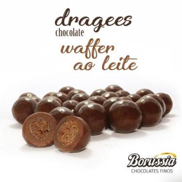 Imagem de Confeito de Waffer Borússia Chocolates Quantidade:Pote com 150g