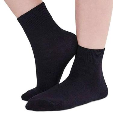 Imagem de Meia Infantil Lupo Cano Longo Preto - 02670, 24-27