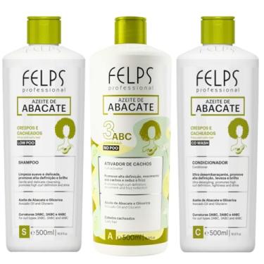 Imagem de Kit Shampoo+Condicionador+Ativador de Cachos F3Ips Alta Definição e Brilho Cabelo Cacheado e Crespo Efeito Memória Finalização Day After - Azeite de Abacate 3x500ml (AtivCachos.4ABC500ml)