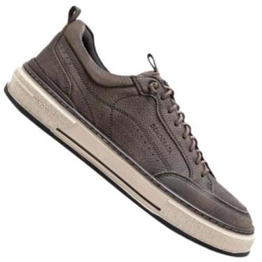 Imagem de Sapatenis Democrata Denim Foster 640201 Masculino, Cinza, 37