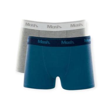 Imagem de Kit 2 Cuecas Boxer Algodão Infantil Mash Ref:110.07, Cz05, GG