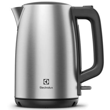 Imagem de Chaleira Elétrica Electrolux EEK25 1200W 1,7L Aço Inox Escovado Indicador de Água Tampa Pop-Up 220V