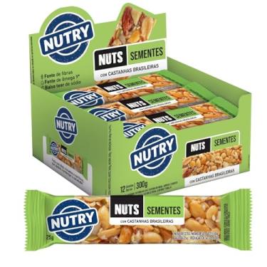 Imagem de Nutry Barra de Nuts Sementes 25g - Display Com 12 Unidades