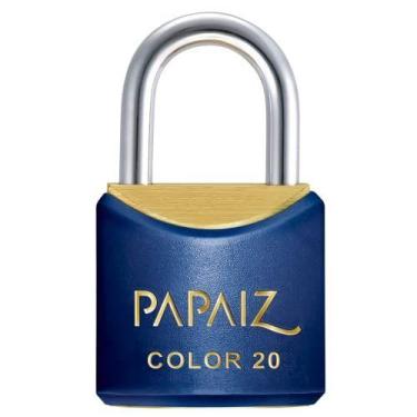 Imagem de Cadeado Colorido Azul Sm Cr20 20Mm - PAPAIZ