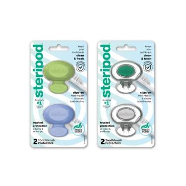 Imagem de Protetor para Escova de Dentes Steripod Clip-On 12 Unidades