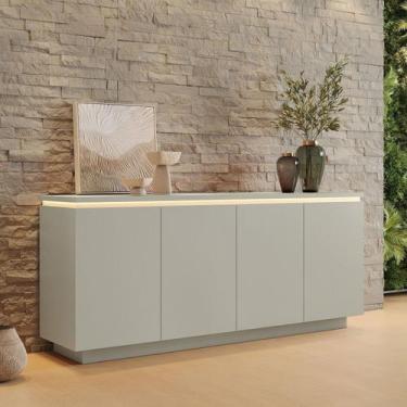 Imagem de Buffet Aparador 4 Portas com Gaveta Lux com LED - Mavaular