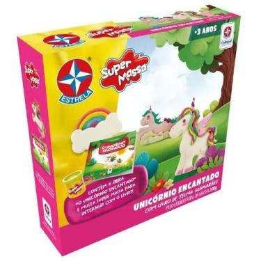 Imagem de Super Massa de Modelar com Livro Unicornio Encantado Estrela