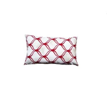 Imagem de Capa de Almofada Retangular 30x50 Estampa Arabesco Nallu Decor, Vinho
