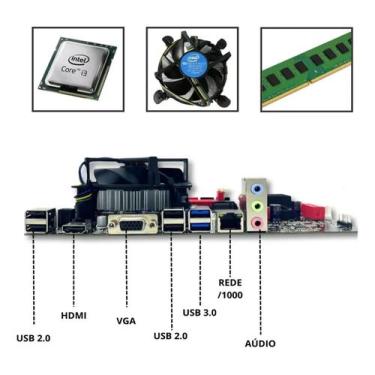 Imagem de Kit Upgrade Core I3 + Placa Mãe Lga 1155 B75 4gb Ddr3 - Intel