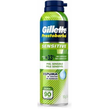 Imagem de Espuma de Barbear Gillette Prestobarba Sensitive 155ml