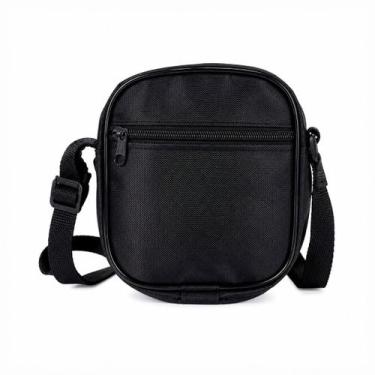 Imagem de Bolsa Transversal Compacta em Nylon com Alça Ajustável e Bolsos com Zí