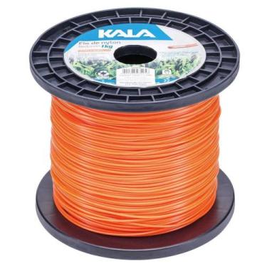 Imagem de Fio Nylon Aparador Redondo 2,4mm 194 Metros 1kg Kala
