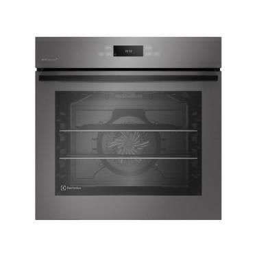 Imagem de Forno de Embutir Elétrico 80L Electrolux Expert Função Pizza, VaporBake e Wi-Fi Cinza (OE8EP) - 220V