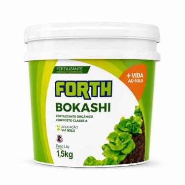 Imagem de Fertilizante Orgânico Bokashi Adubo para Plantas Hortas Via Solo 1,5Kg