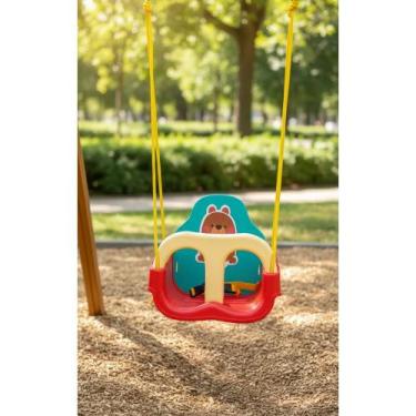 Imagem de Balanço Urso Azul Infantil Divertido 19-36 Meses - Congratulations Sto
