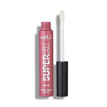 Imagem de Vult Cosméticos Batom Líquido Rosa Queimado Super Fix 5ml Lábios Uso D