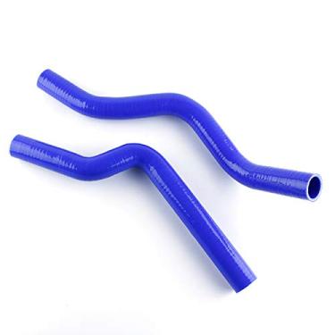 Imagem de LUXERAD Kit de mangueira de radiador de silicone de desempenho de 3 camadas 4,5 mm para Mitsubishi Eclipse DSM 4G63T 1G 90-94 (Serve em: Mitsubishi Eclipse) (Azul)
