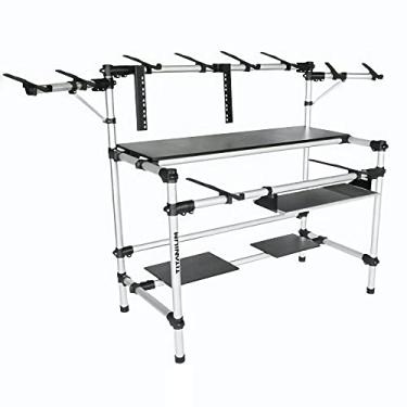 Imagem de Suporte Titanium Racks Para Studio RS150 Custom Com Suporte Para Teclados Até 5 Oitavas e Suporte Notebook