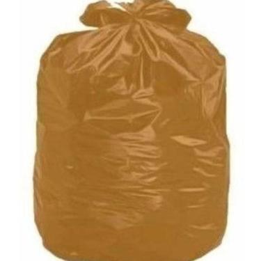 Imagem de Saco Marrom Para Lixo 100 Litros (200 Unds) Coleta Seletiva