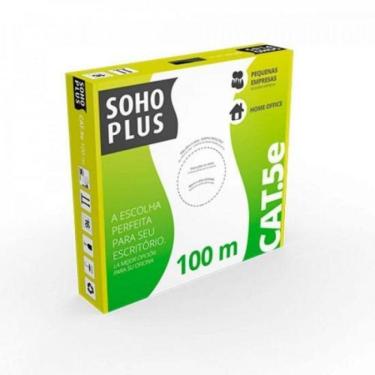 Imagem de Cabo de Rede 100m Cat5e Azul Sohoplus