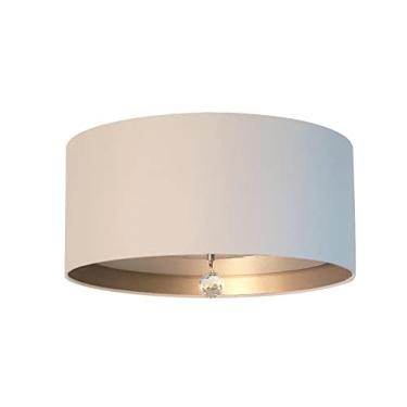 Imagem de Luminária de Teto Plafon Interna Bronze 30x15cm Cor:Cru5779