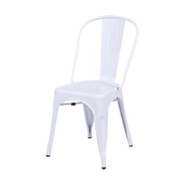 Imagem de Cadeira Tolix Iron Titan Aço Branca - Or Design