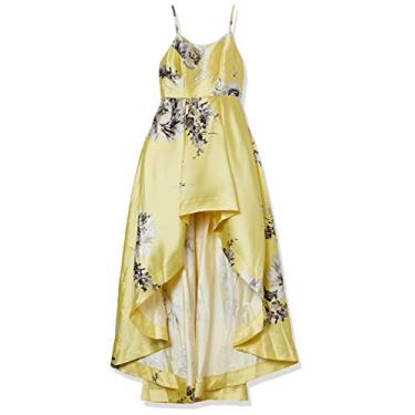Imagem de Speechless Vestido de festa feminino sem mangas, amarelo/floral, 1, Amarelo/Floral, 1
