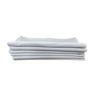 Imagem de Pano De Prato Branco 35X65cm Caebi 50G Com 6 Unidades