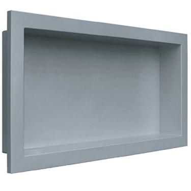 Imagem de Nicho Para Banheiro Parede Embutir 30X60Cm Cinza Urbano