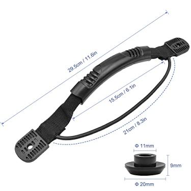 Imagem de Tingpai Alças de t nsporte de caiaque com pa fusos Suporte late l pa barco de canoa Alças de reposição pa t nsporte de caiaque de canoa