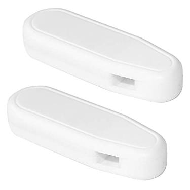 Imagem de 2 peças peso do cabo 70 g sobressalente para persianas de rolo cordão branco corda cega vertical peso do laço adequado para persianas romanas de rolo vertical, correntes e cabos de cortina