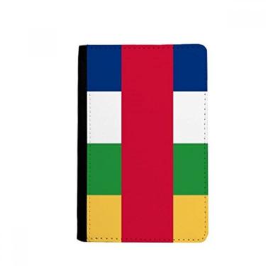 Imagem de Porta-passaporte com bandeira nacional da República Africana Central Porta-passaporte Notecase Burse Carteira Capa para Cartão, Multicolor