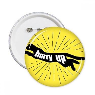 Imagem de Emblema com contorno de pantera negra, alfinetes redondos naturais para decoração, 5 peças