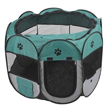Imagem de Portable Pet Playpen Soft Fabric Foldable Pet Dog Cat Puppy Playpen Pet Kennel Cage for Indoor Outdoor Use[S] Playpens