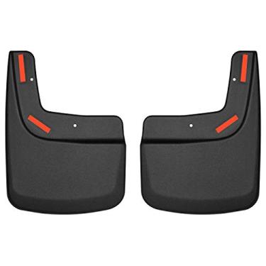 Imagem de Husky Liners Serve para Ford F-150 Raptor 2017-19 Protetores de lama traseiros personalizados, preto, 59491