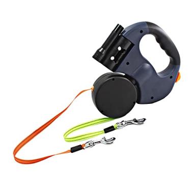 Imagem de Bothyi Retrátil Antiderrapante com Dispensador de Saco de para Cães Pequenos E Médios, Cinza