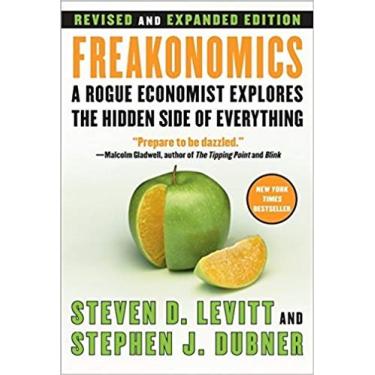 Imagem de [0061234001] [9780061234002] Freakonomics [Revised and Expanded]: A Rogue Economist Explora o Lado Oculto de Tudo Deckle Edge - Capa Dura