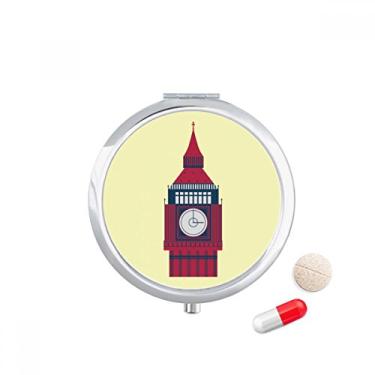 Imagem de Tower Big Ben Caixa de armazenamento de medicamentos com a bandeira do Reino Unido