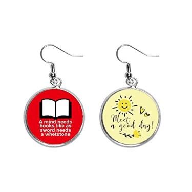 Imagem de Brincos de flor de sol com pedra de amolar da Mind Books