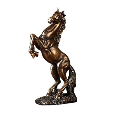 Imagem de Serenable Estátua De Decoração Para Casa Escultura Resina Decorativa Moderna, Tamanho Real, Cobre