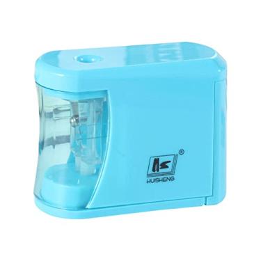 Imagem de dalisp Apontador de lápis elétrico portátil durável Apontador rápido Bateria Opeed Use r Escritório em casa Escola Sala de aula Estudante