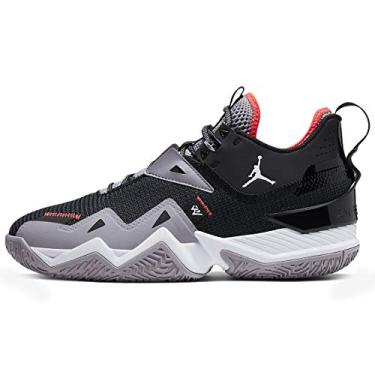Imagem de Tênis de basquete Nike Jordan Westbrook One Take, Black/White-cement Grey-bright Crimson, 13