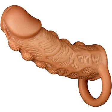 Imagem de Capa Peniana Extensora em CyberSkin X-Tender Capa peniana extensora com corpo liso em silicone A1C