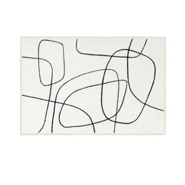 Imagem de Tapete decorativo leve para sala de estar, material de lã, tapetes de grande área, cabeceira de quarto, 2,80x120cm(31,4x47 pol.)